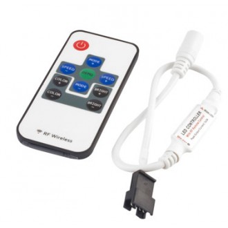 Krmilnik za RGB LED trak, RF upravljanje