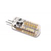 LED sijalka G4 48LED 1.9W 12V - hladno bela v silikonu