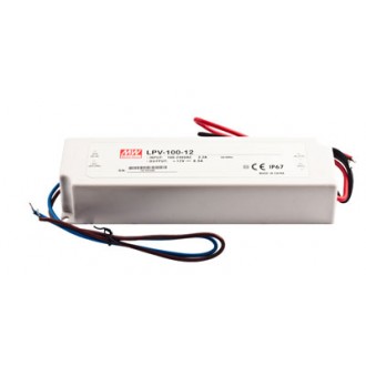 MW LED napajalnik 12V/8.5A/100W IP67 LPV-100-12