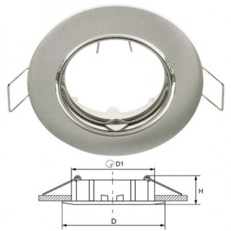Vgradno ohišje SA-90 - brušen aluminij
