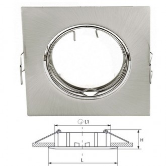 Vgradno ohišje SA-710 - satin nikel
