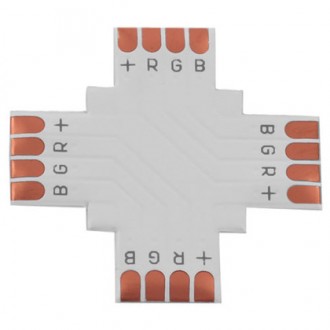 Konektor za LED trak + tip - 10mm, 4 PIN RGB