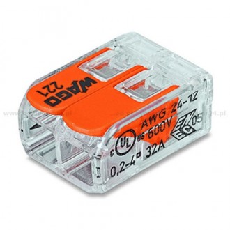 Vzmetna sponka za kabel 2x4mm2