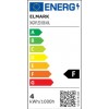 LED fasadna svetilka 4W 4000K IP65 črna