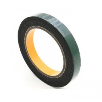 Dvostranski akrilni lepilni trak 15 mm - črn