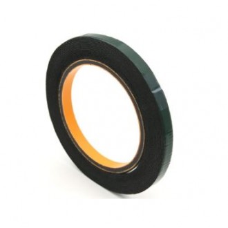 Dvostranski akrilni lepilni trak 9 mm - črn