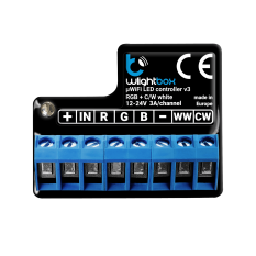 blebox - wLightBox V3 μWiFi modul za upravljanje RGB / RGBW / CCT / 2xCCT LED trakov