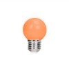 LED žarnica E27 G45 2W - oranžna