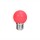 LED žarnica E27 G45 2W - rdeča