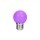 LED žarnica E27 G45 2W - vijolčna