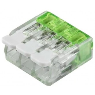 Električna sponka za kable 3x 0,2 - 3,3 mm2 - 1kos