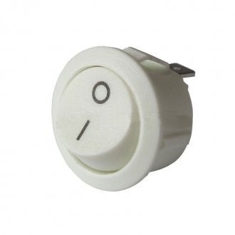 Stikalo vgradno gumb R13-MR2 - belo