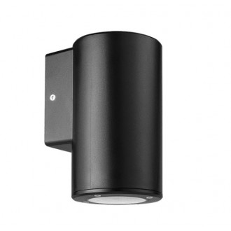 LED stenska svetilka 1xGU10 IP54 črna