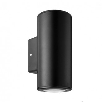 LED stenska svetilka 2xGU10 IP54 črna