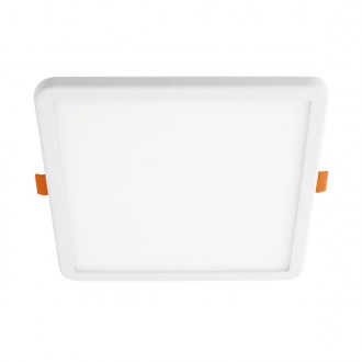 LED panel 15W 173mm 4000K - vgradni, bel, kvadraten, nastavljiv
