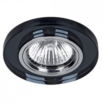 Vgradno ohišje CR-777 - črno, okroglo