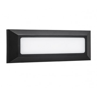 LED fasadna svetilka 4W 4000K IP65 črna