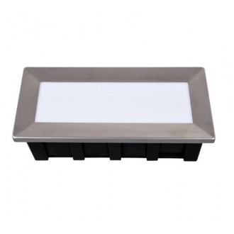 LED vgradnja fasadna svetilka 1.5W 6000K IP65 siva