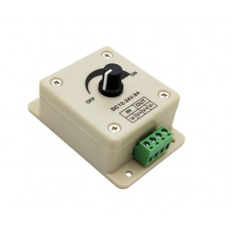 LED regulator 8A 12-24V 96-192W KNOB