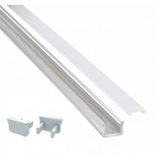 LED bel profil Lumines X dolžine 2m – komplet