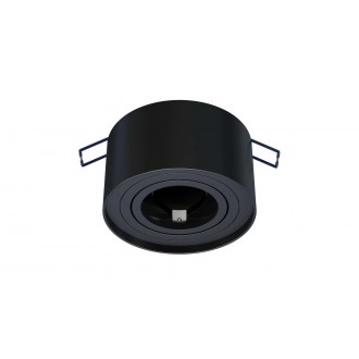Stropna vgradna svetilka CLEO - črna
