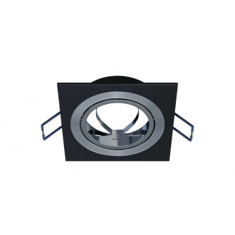 Stropna vgradna svetilka GABI - črna