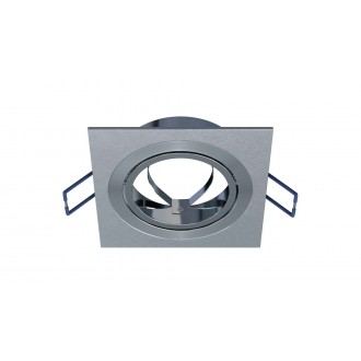 Stropna vgradna svetilka GABI - srebrna