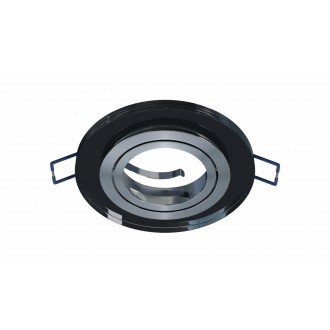 Stropna vgradna svetilka GIRO - črna