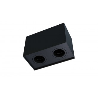 Stropna nadometna svetilka KALA - črna