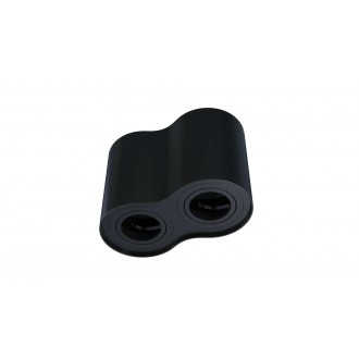 Stropna nadometna svetilka LENO - črna