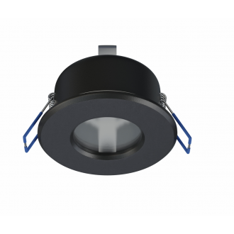 Stropna vgradna svetilka LISA - črna IP44