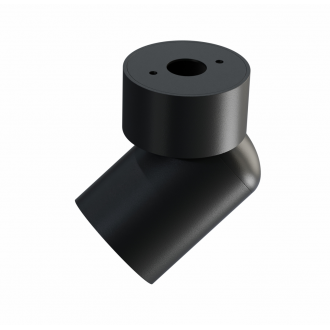 Stropna nadometna svetilka LUMI - črna