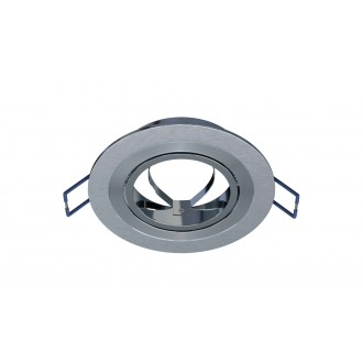 Stropna vgradna svetilka MULO - srebrn