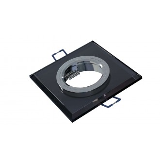 Stropna vgradna svetilka RIA - stekleno črna
