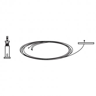 Macrolux - viseči nosilec 1.8m za profil MX1_45
