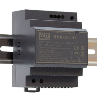 MEAN WELL LED napajalnik 24V/3.83A/92W HDR-100-24 za na DIN letev