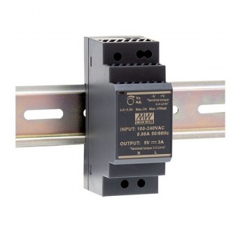 MEAN WELL LED napajalnik 24V/1.5A/36W HDR-30-24 za na DIN letev