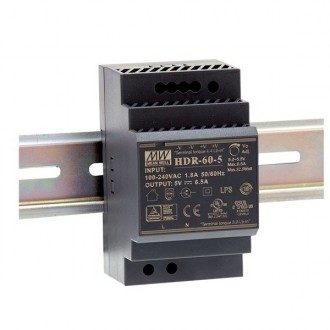 MEAN WELL LED napajalnik 24V/2.5A/60W HDR-60-24 za na DIN letev