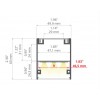 Klus - LED profil INTER ALU - mat