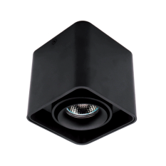 Stropna nadometna svetilka DL-044 - kocka, črna